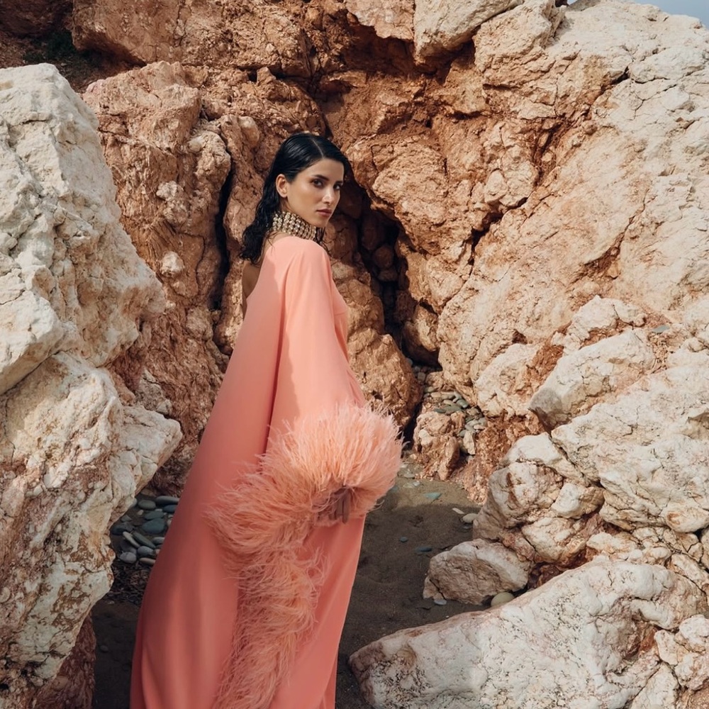 Elegant Pink One-Shoulder Dress